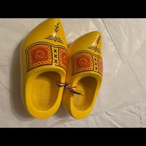 Vintage Tiny Holland Wooden Shoes...